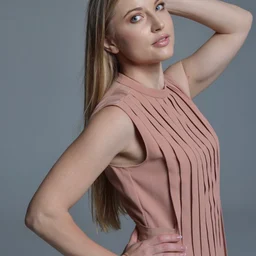 A student girl with twin tails wears a sexy maid outfit and fucks herself to orgasm!