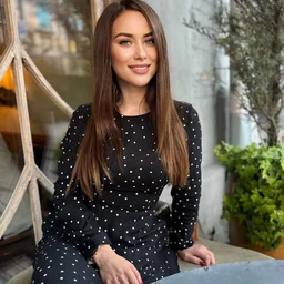 :Charming young woman with lips and big breasts Charming young woman with lips and big breasts