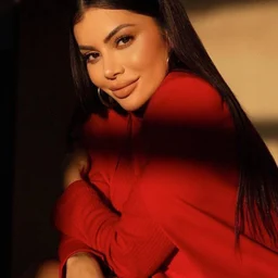 Girl's coquettish appearance